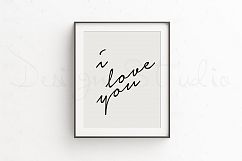 Styled Stock Photography, Frame Mockup set, vertical&amp;Horizontal black frames Product Image 1