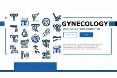 Gynecology Treatment Landing Header Vector Product Image 1