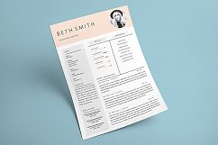 Minimalist MS Word Resume Template Product Image 3