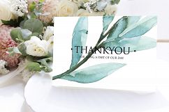 Green Leaves - Wedding Invitation Suite Ac.5 Product Image 7