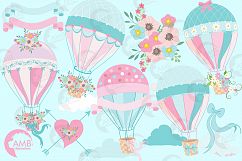       Hot Air Balloons, graphic, illustration, clipart AMB-1388  Product Image 5