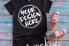 Black t shirt mock up 6509 Product Image 2