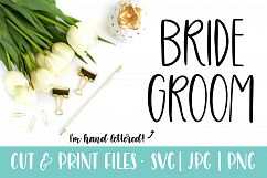 Bride and Groom, SVG Cut Files Product Image 1