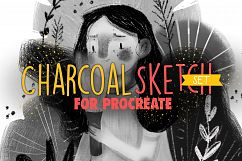 Charcoal Sketch Set - For Procreate Product Image 1