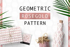 Geometric Rosegold Pattern Product Image 1
