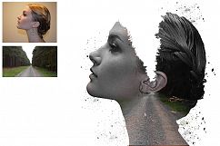 Double Exposure Photoshop Action Product Image 4