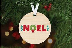 Noel SVG - Christmas SVG Cut File - DXF PNG EPS JPG PDF AI Product Image 5