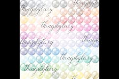 100 Shiny Pearl Clip Arts, Bridal Shower, Luxury Clip Arts Product Image 2