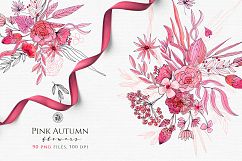 Pink Autumn Flowers Product Image 1