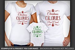 Christmas Calories Don&#039;t Count SVG - Don&#039;t Count Shirt SVG - Christmas Calories Svg -  Christmas - Fixer Upper - 063 Product Image 2