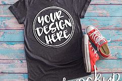 Gray t shirt mock up 6488 Product Image 2