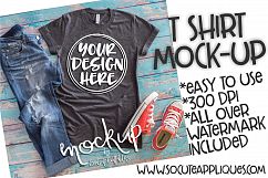 Gray t shirt mock up 6496 Product Image 1