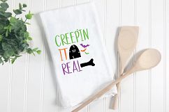 Creepin' It Real SVG Cut File - Halloween SVG EPS PNG DXF Product Image 3