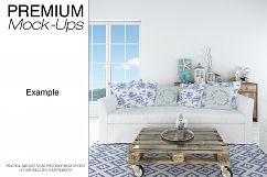 Sofa &amp; Pillows - Coastal Style Mockup Product Image 25