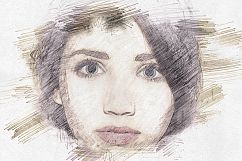 Pencil Sketch Art Photoshop Action Product Image 11