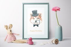 Watercolor Dogs. Animal creator. Product Image 11