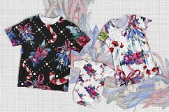 Christmas winter holiday PNG watercolor set Product Image 2