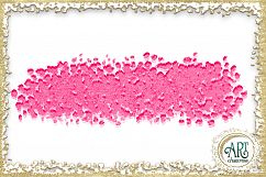 Brush Strokes in American Pink Glitter - Digital Clipart 24 of beautiful PNG files Product Image 17