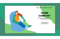 Home Comfort And Leisure Time Have Family Vector Product Image 1