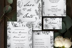 Botanical Wedding Invitation Suite Product Image 1