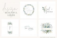 Foliage and Foil Botanical Clipart Product Image 5