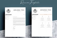Creative Chic Resume Template Design Product Image 7