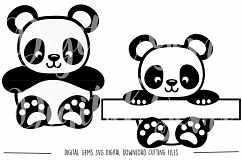 Panda SVG / DXF / EPS / PNG Files Product Image 1