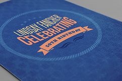 Retro Birthday Invitation 2 Product Image 4