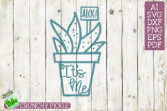 Aloe It&#039;s Me Pot SVG Product Image 2