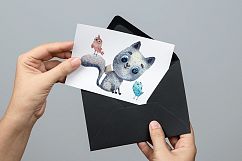 Kitten Dreams - Watercolor Clip Art Set Product Image 13