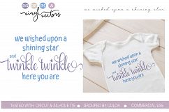 We wished upon a shining star DXF SVG Cut File Product Image 1