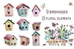 Birdsong - Watercolor Clip Art Set Product Image 3