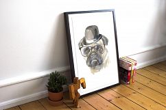 Cute dogs watercolor set Product Image 6
