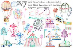 Amusement park clip art Product Image 2