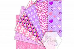 Fashion Pink digital paper seamless pattern Product Image 3