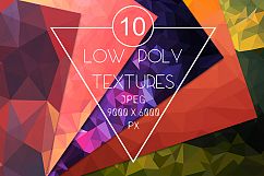 10 polygon backgrounds bundle Product Image 1