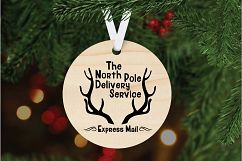 Christmas SVG Cut File - North Pole Delivery Service SVG DXF Product Image 6