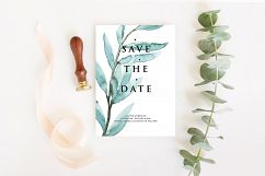 Green Leaves - Wedding Invitation Suite Ac.5 Product Image 9