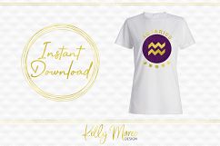 Aquarius Zodiac SVG File Product Image 2