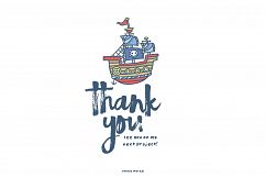 Captain Ahoy - Pirate Graphics for kids and boys Product Image 9