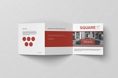 Square Trifold Brochure Mockup Product Image 17