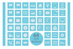 flat icon bundles vector pack Product Image 1
