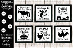 All About The Farm Mini SVG Sign Bundle Product Image 1