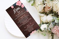 Rustic Wooden Wedding Template Suite Product Image 6
