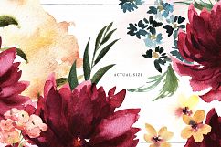 Burgundy Bouquets &amp; Animals Product Image 4
