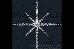 40 Diamond and Pearl Star Clip Arts, Star String, Pearl Star Product Image 5