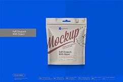 Kraft Doypack With Zipper Product Image 2