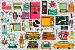32 retro icons 80-90s collection. Product Image 6