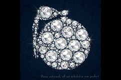12 Diamond Perfume Bottle Clip Arts, Fashion Clip Arts Product Image 4