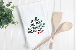 Its the Most Wonderful Time of the Year SVG Cut File - DXF Product Image 2